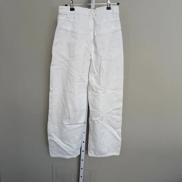 Zara White Denim Jeans size 0 - Picture 2 of 4